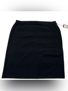 NWT Vince Camuto Black Classic Pencil Skirt Size Large